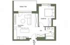 Apartament 2 camere, finisat in ansamblu Hexagon ERA Roots