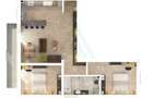 Apartament premium 69.4 mp utili 3 camere balcon 8.1 mp pe Dna Stanca - 9