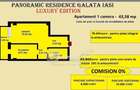 Apartament 1 camera de vanzare in Iasi, Galata, 43,58 mp, bloc nou - 2