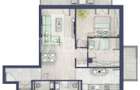 Apartament cu orientare SV 70 mpu 3 camere 2 bai bloc cu lift Turnisor - 1