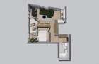 Apartament 2 camere , etaj 4, Alenia Botanic Park - 3