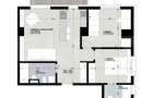 Apartament cu 3 camere, 2 bai, 65 mp, bloc nou, zona Iulius Mall - 1