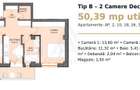 Apartament 50.39 mp utili balcon 8.4mp debara si parcare pe Dna Stanca - 9