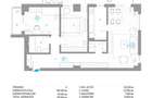 Apartament cu 3 camere, 2 bai Bloc nou Nicolina, et. intermediar - 19