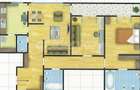 Apartament mobilat cu 3 camere | piscina | sala fitness | 2 parcari - 1