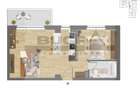 Apartament 2 camere, 54mp, balcon, garaj, zona C. Coposu - 1