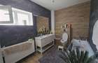 Duplex cu perete dublu- 4 camere - 2 bai - apa curenta  - pod - 9