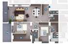 Apartament luminos, 3 camere, 160 mp, Floreasca - 13