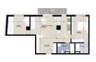 Apartament cu 3 camere spatios in bloc premium
