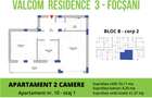 Apartament 2 camere-Str Cuza Voda-S=63.44 mp-et 1 - 3