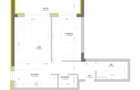 Apartament 2 camere open space, parter, terasă de 17 mp - Urban Plaza, Astra - 1