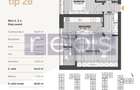 VANZARE 2 CAMERE | BLOC NOU | PARCARE | 54MP | TERASA | MOBILAT LUX - 2