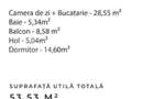 Apartament cu 2 camere, 54 mp utili, zona Iulius Mall - 4