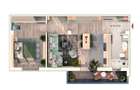 Apartament cu 2 camere/52mp/Imobil Premium/Cartier Marasti. - 2