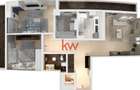 Apartament cu 3 camere si 2 bai in bloc nou, in Frumoasa, intabulat! - 2