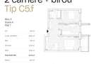 Apartament cu 2 camere  + birou  in ansamblu rezidential nou - 1
