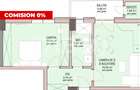 Apartament 49 mpu cu 2 camere si balcon etaj parter Doamna Stanca - 4