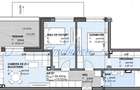 Apartament 3 camere semidecomandat 59.45mp, Semifinisat, Estimo Park,  Apahida - 1