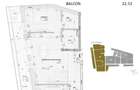 Apartament 4 camere 2 Bai 91 mp Terasa 23 mp FINISAT LUX zona Centrala - 2