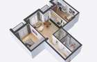 Apartament 3 camere de inchiriat, mobilat, parcare, Floresti Oncos - 7