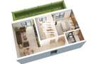 Apartament 2 camere, 56 mp   Doamna Stanca, Selimbar - 3