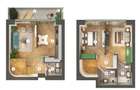 Duplex cu 3 camere - Tip D3B2 - 11