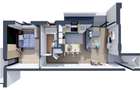 Apartament nou 2 cam, Terezian, COMISION 0% - 10