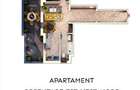 Apartament 2 camere semidecomandate, 52 mp, 9.30mp balcon, parcare subterana