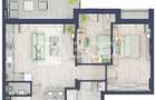 Apartament 63 mp utili 3 camere 2 bai gradina parter inalt Turnisor - 1