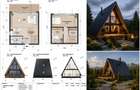Casa A-FRAME, 3 camere, in Bucovina