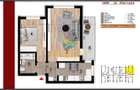 Apartament 2 camere- 55mp- acte gata- comision 0% - 7