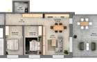 Penthouse cu 3 cam 140 mp Str D-na Stanca Selimbar-  Orhideea - 8