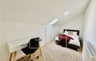Penthouse cu 4 camere si balcon - 2 bai, intabulat, mobilat - 10
