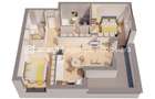 Penthouse NOU 3 camere - ARED LANGA AFI - direct de la dezvoltator - 1