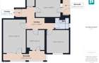 Apartament 3 camere ,63mp, B-dul Dacia-Rogerius