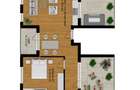 Penthouse cu 3 camere, 74 mp, terasa 91,4 mp, zona Cetatii - 4