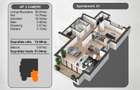 Apartament premium, 81 mp, 2 camere, dressing, balcon, Comision 0% - 5