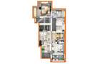 Ap. 3 camere, 77mp utili+balcon, la cheie, etaj 1/2 |zona Cristian - 1