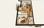 Apartament 2 camere | 72.28m² | Între Lacuri, str. Dionisie Roman | Dezvoltator - 2
