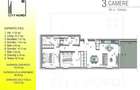 TVA INCLUS! Penthouse 3 camere cu rooftop de 56 mp! Pereti individuali - 3