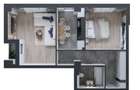 Apartament 2CD  bloc  autorizat in   constructie   COD 152245 - 3