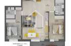 Apartament  cu 3 camere 67.90 mp + balcon |Doamna Stanca - 2