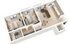 Apartament 73.5 mp utili 3 camere 2 bai si parcare in zona Dna Stanca - 12