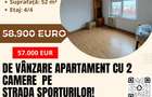 Apartament cu două camere de vânzare în Sfântu Gheorghe, pe strada Sporturilor! - 1