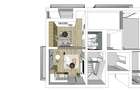 Apartament tip studio 63mp, 2 balcoane, loc de parcare -Plevnei,  Str. Pisoni - 1