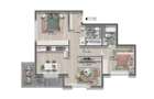 Apartament 3 camere MRS Residence GRĂDINILE - 1