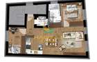 3 camere -  etaj 2 cu lift - rezidential NOU - 13