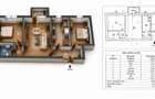 Apartament TĂTĂRAȘI SUD | 3 camere, semidecomandat, 52 mp total