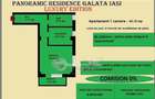 Apartament 1 camera de vanzare in Iasi, Galata, 45,12 mp, baie cu geam - 2