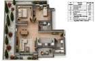 Apartament 3 camere 82 mp, terasa generoasa, balcon, bloc nou, metrou - 10